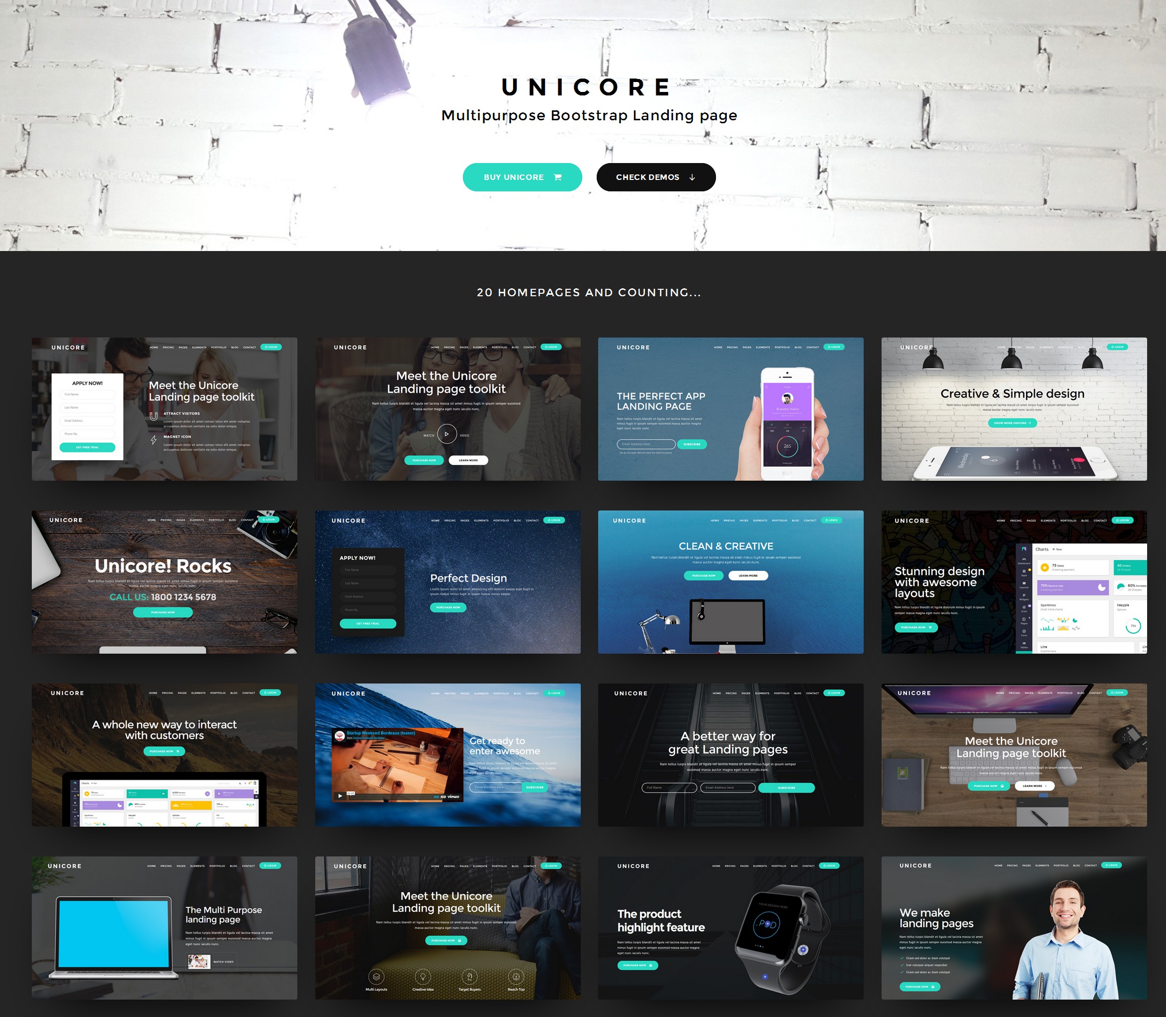 CSS3 Bootstrap Website Theme