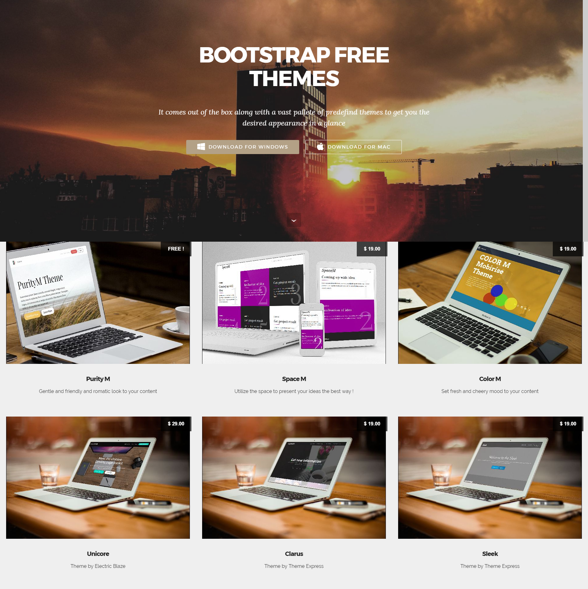 Responsive Bootstrap Themes