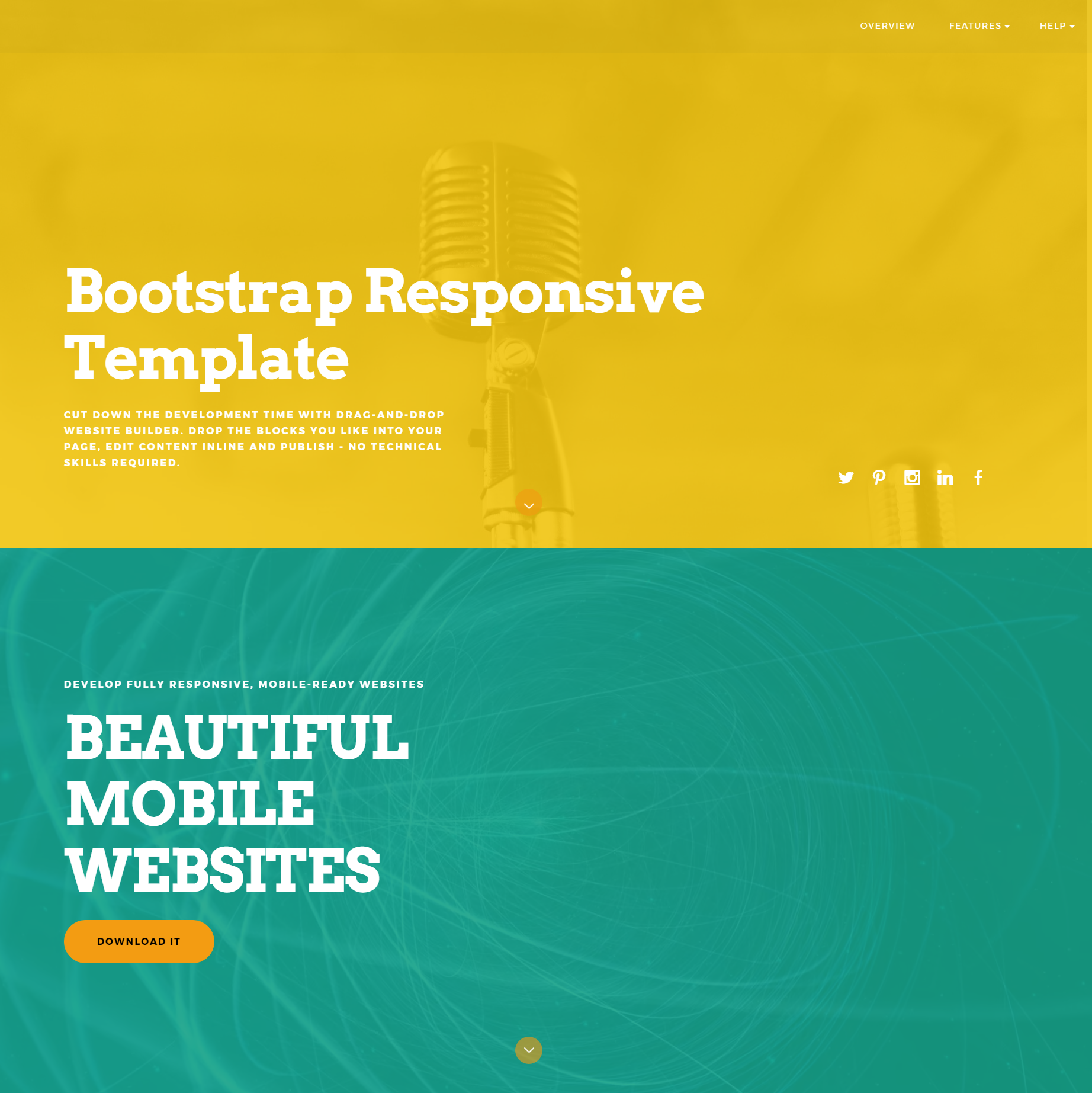 HTML5 Bootstrap Responsive Themes