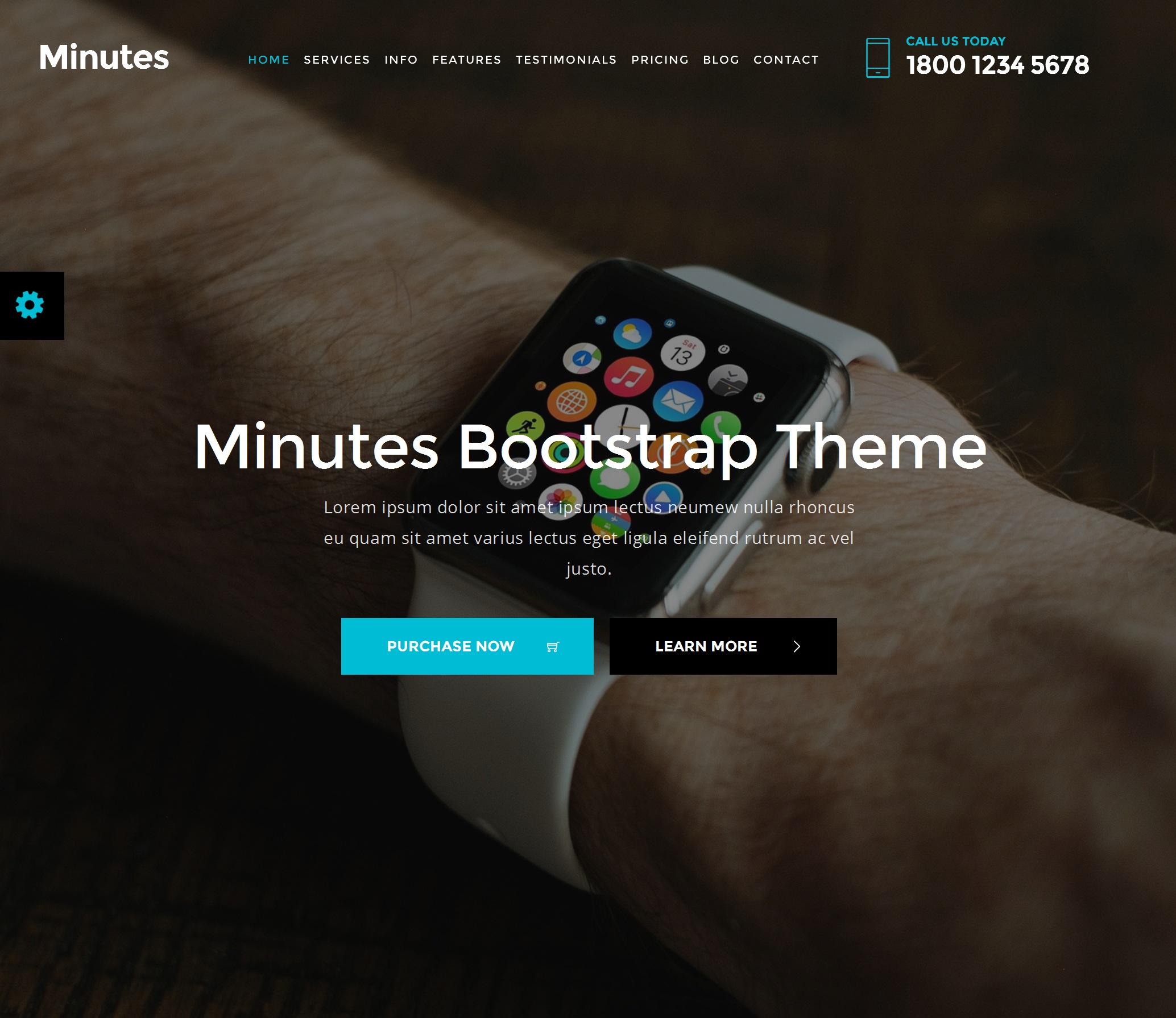 CSS3 Bootstrap OnePage Theme