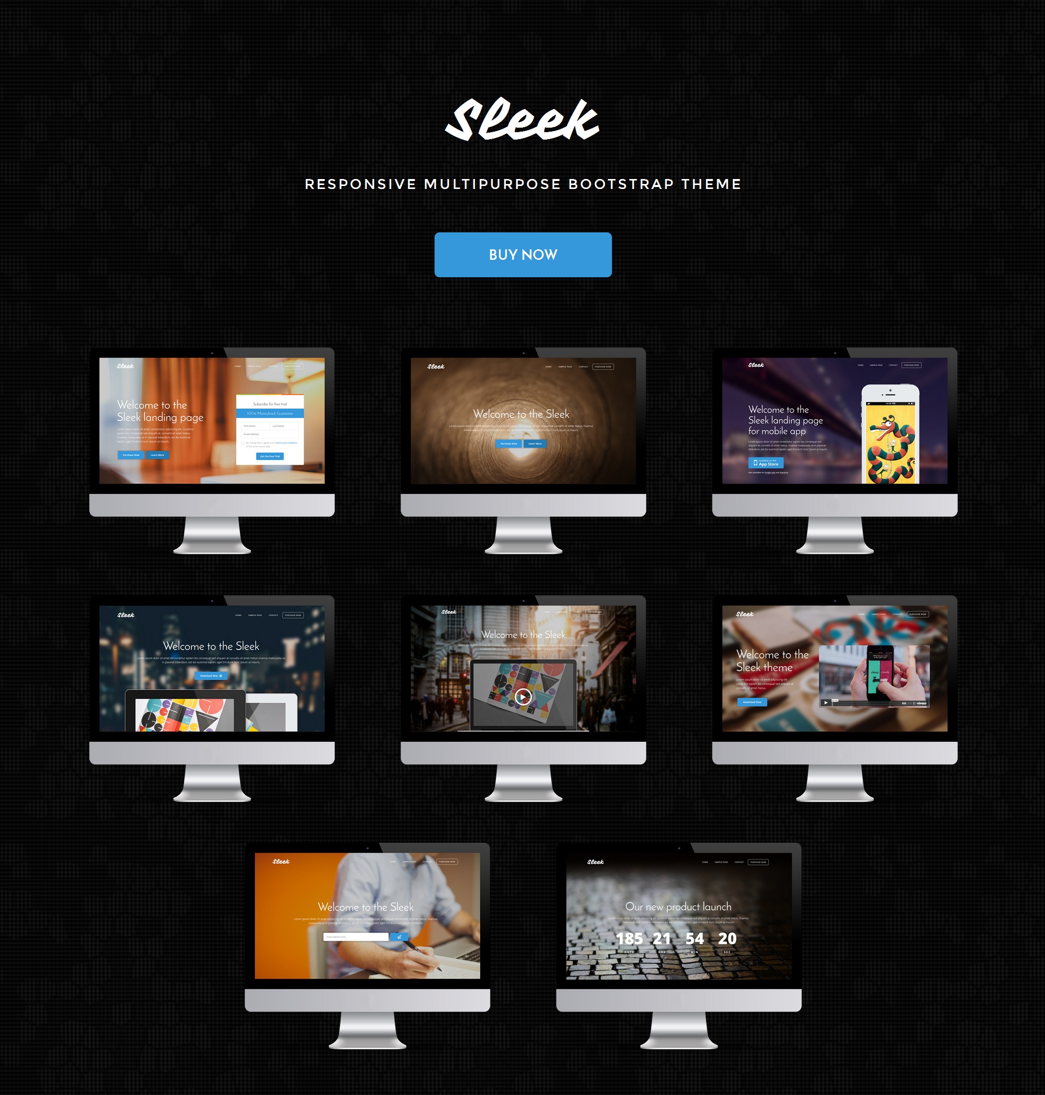 Responsive Bootstrap Simple Theme