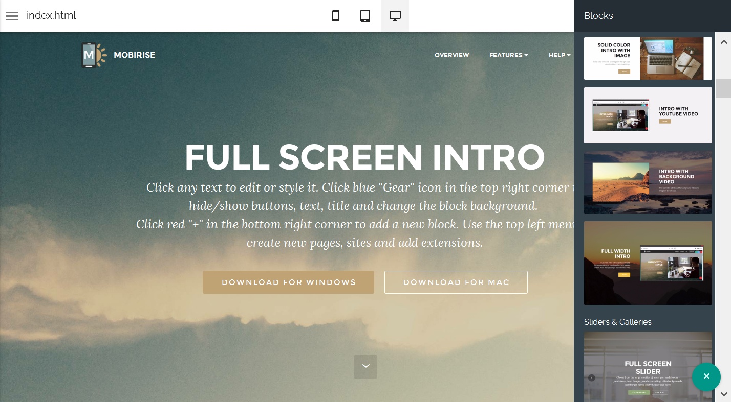 Responsive Site Template