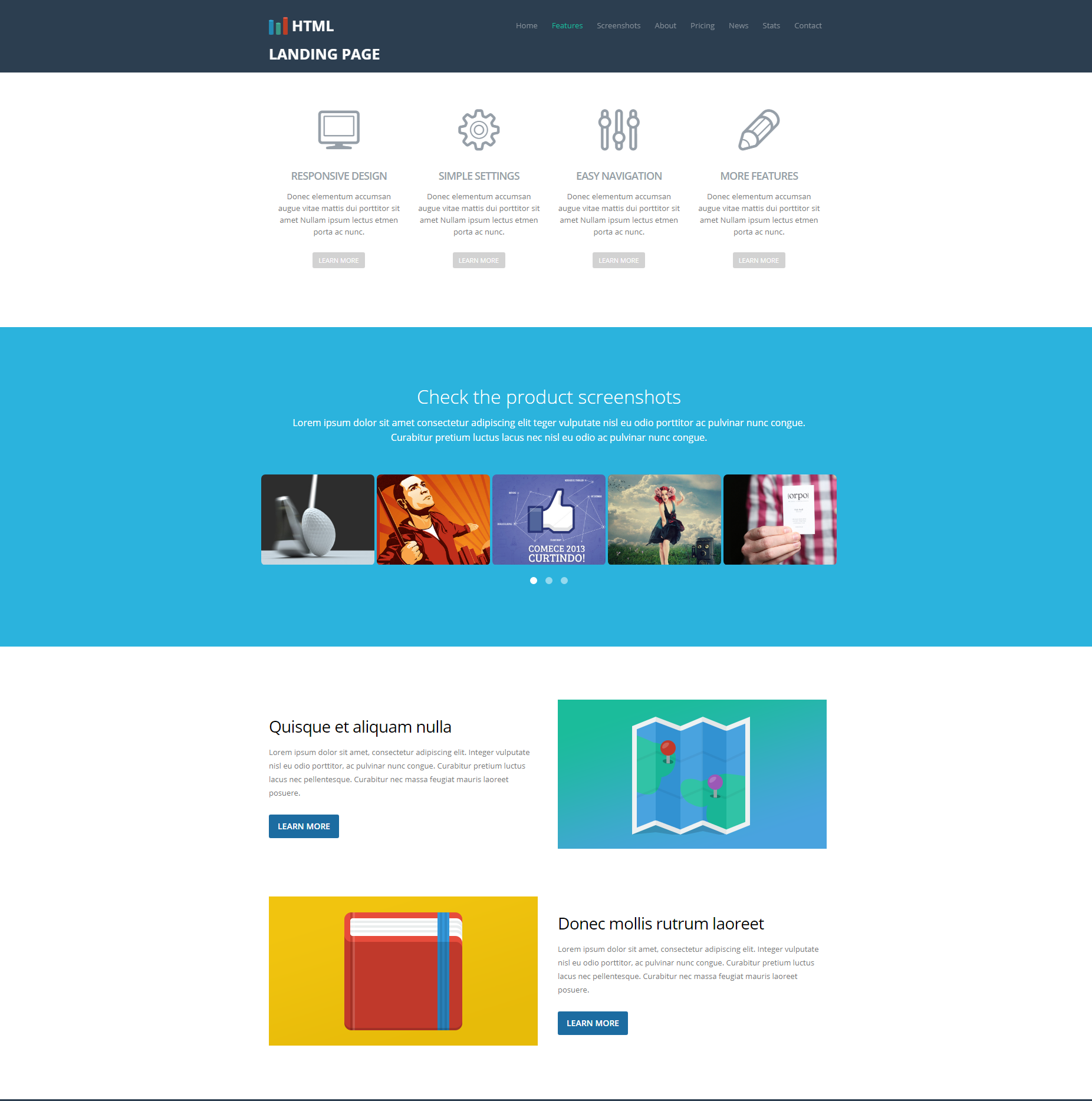 Responsive Bootstrap Ezyland Templates